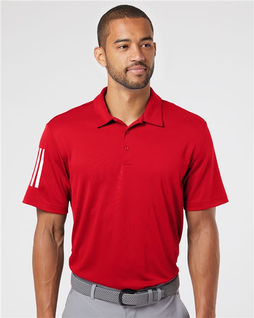 Men's Floating 3-Stripes Polo - Image 3