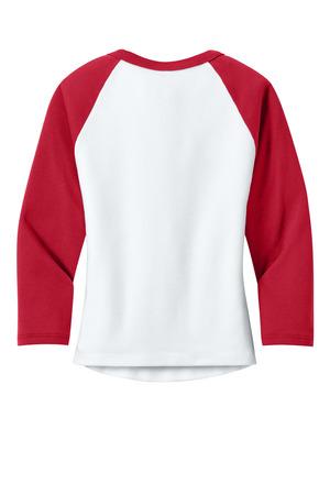 BELLA+CANVAS Women's Micro Rib 3/4 Raglan Baby Tee BC1200