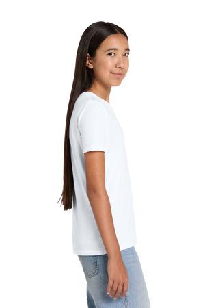 BELLA+CANVAS Youth Heather CVC Tee BC3001YCVC