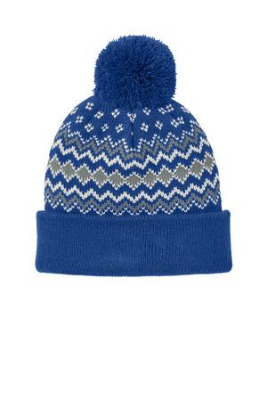 Port Authority Alpine Pom Beanie C991