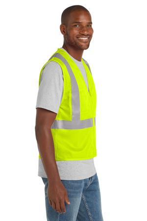 CornerStone ANSI 107 Class 2 Mesh Zippered Vest. CSV102