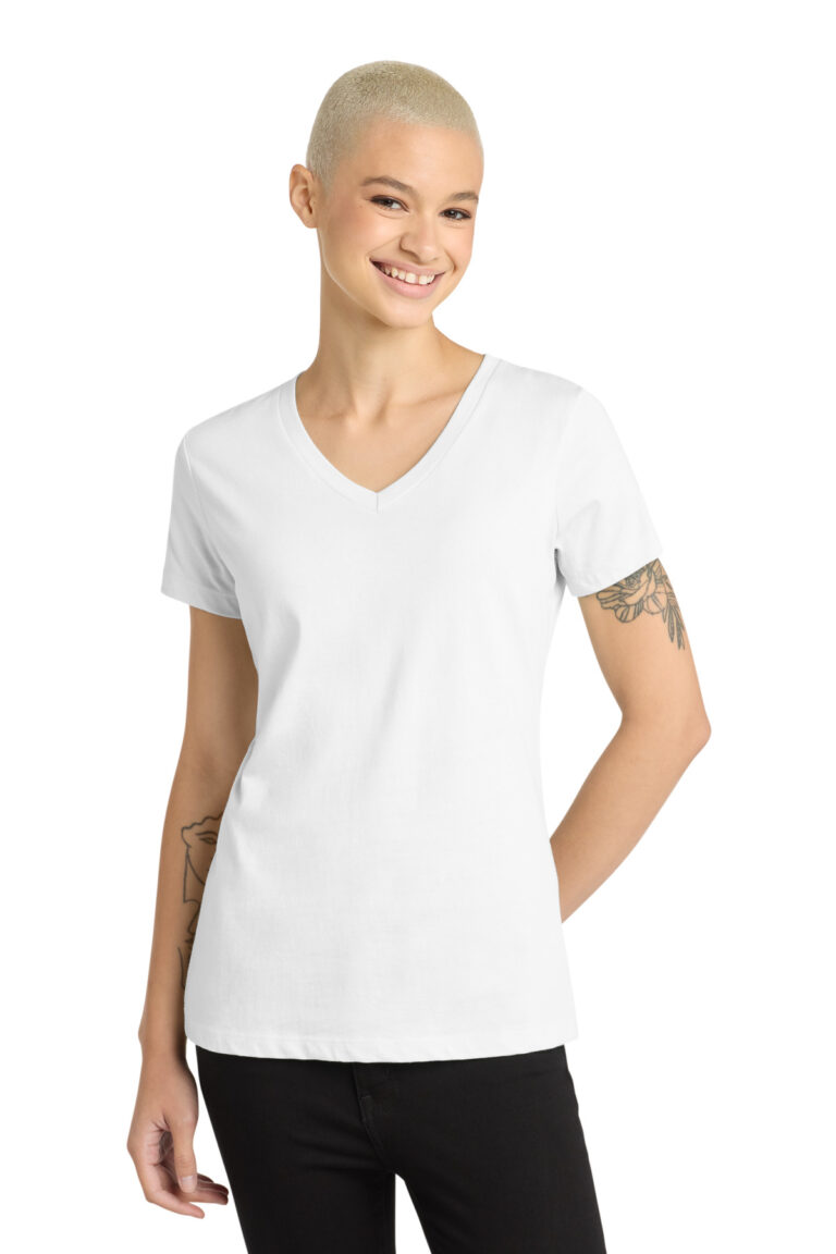 District Women's Perfect Weight V-Neck Tee (DM1170L)