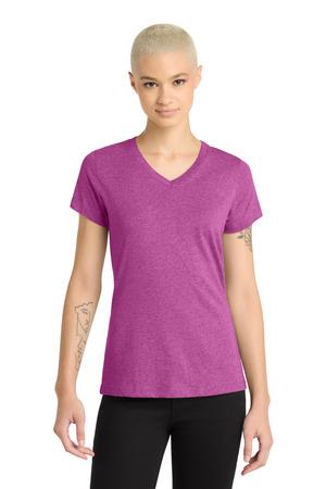 District Women's Perfect Blend CVC V-Neck Tee. DM1190L