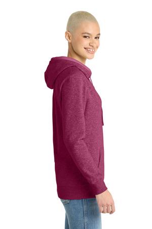 District Women's Lightweight Fleece Hoodie. DM493