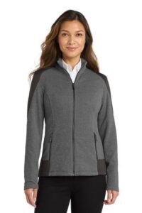 Port Authority Women's Grid Fleece Jacket. L239