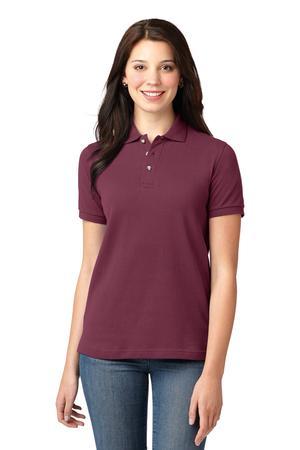 Port Authority Women's Heavyweight Cotton Pique Polo. L420