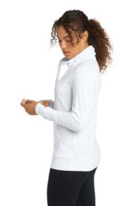 Sport-Tek Women's Sport-Wick Stretch Full-Zip Jacket. LST852