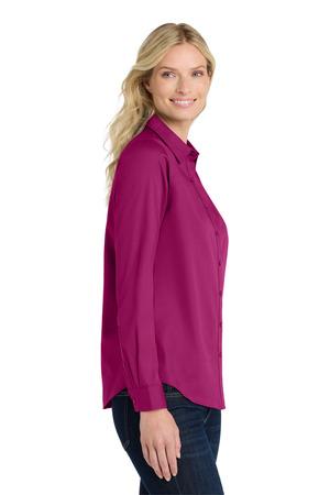 Port Authority Women's Long Sleeve SuperPro React Twill Shirt. LW808