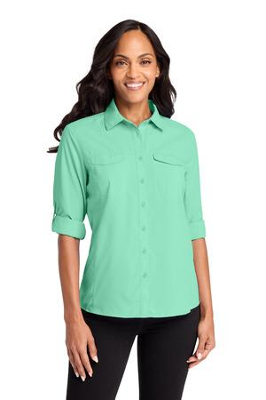 Port Authority Women's Long Sleeve UV Daybreak Shirt LW960