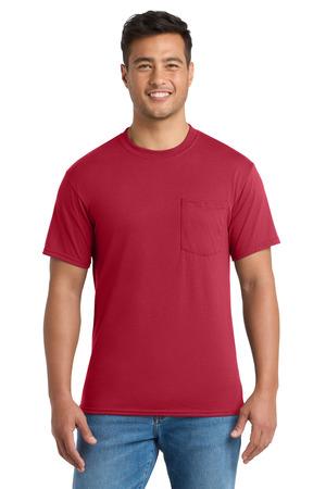 Port & Co Tall Core Blend Pocket Tee. PC55PT