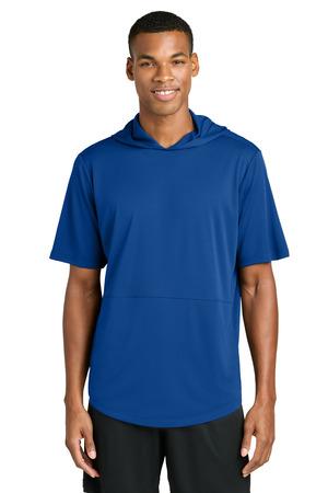 Sport-Tek Club Short Sleeve Hoodie ST445
